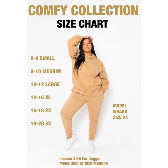 BABES Set Olive Green Comfy Sweatsuit Lounge Jogger + Hoodie Size M - Picture 5 of 9